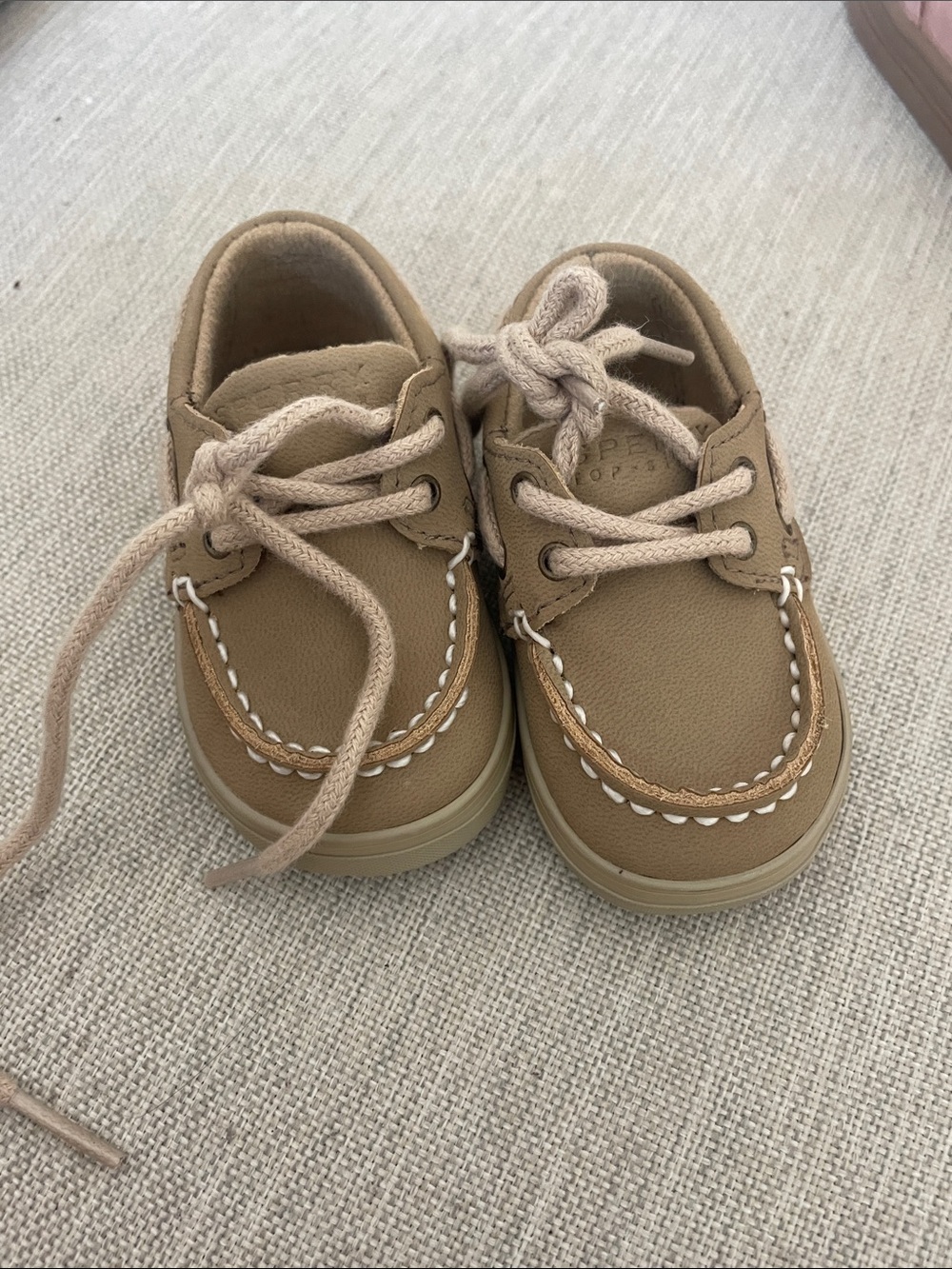 Sperry Infant Boat Shoes in Tan